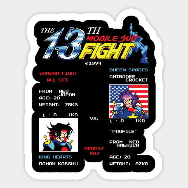 The 13th Fight! Sticker by thom2maro